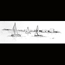 "Sortie du port de LA ROCHELLE - Encre © Natacha Latappy - Reproduction interdite